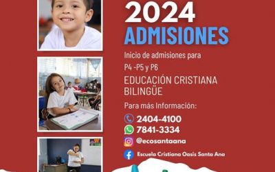 Admisiones 2024 para parvularia